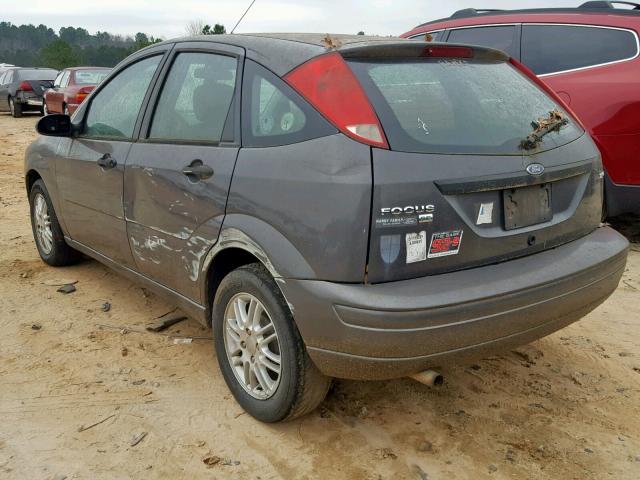 3FAFP37N25R126320 - 2005 FORD FOCUS ZX5 GRAY photo 3