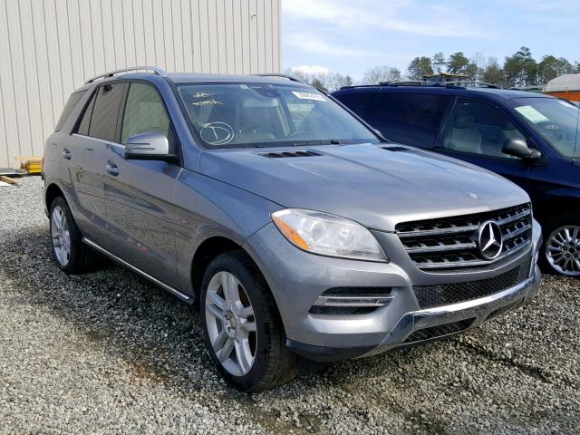 4JGDA5JB7FA524952 - 2015 MERCEDES-BENZ ML 350 GRAY photo 1