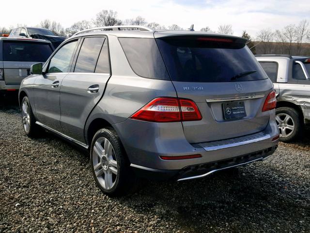 4JGDA5JB7FA524952 - 2015 MERCEDES-BENZ ML 350 GRAY photo 3