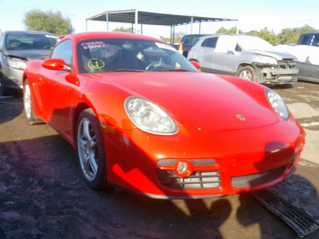 WP0AA29847U761591 - 2007 PORSCHE CAYMAN S RED photo 1