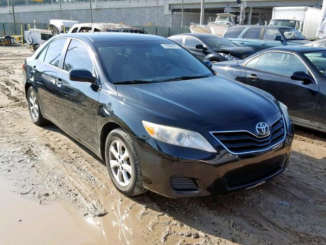 4T4BF3EK5BR100286 - 2011 TOYOTA CAMRY BASE BLACK photo 1