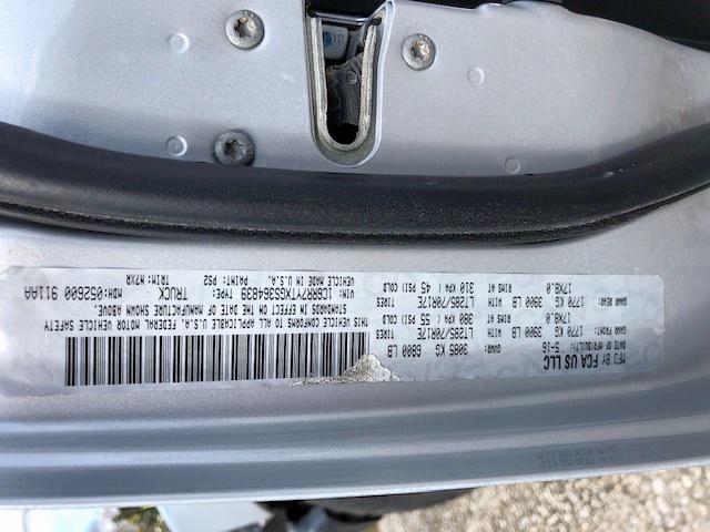 1C6RR7YTXGS364839 - 2016 RAM 1500 REBEL ვერცხლისფერი ფოტო 10