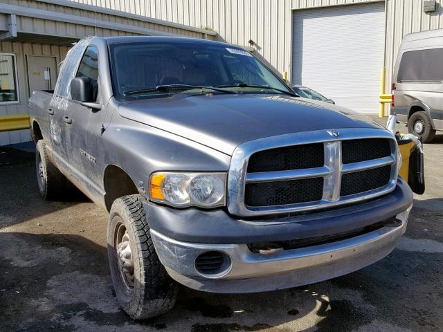 3D7KS28C25G752515 - 2005 DODGE RAM 2500 GRAY photo 1