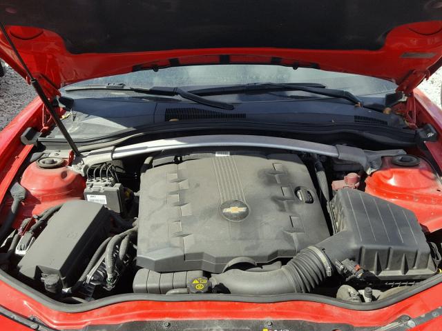 2G1FA1E35F9100067 - 2015 CHEVROLET CAMARO LS RED photo 7