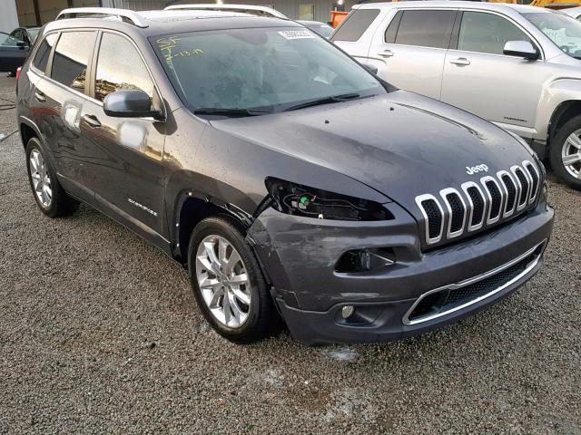 1C4PJLDB6HW604654 - 2017 JEEP CHEROKEE L GRAY photo 1