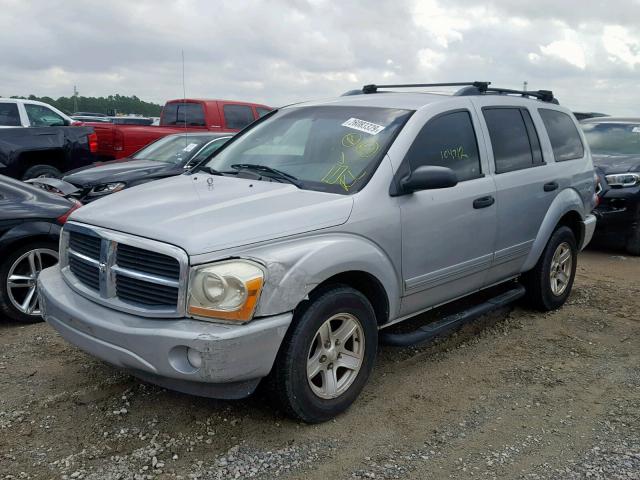 1D4HB48N74F234534 - 2004 DODGE DURANGO SL SILVER photo 2