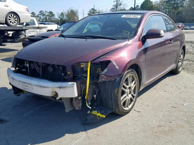 JTKDE167X50032421 - 2005 TOYOTA SCION TC იასამნისფერი ფოტო 2