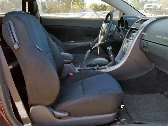 JTKDE167X50032421 - 2005 TOYOTA SCION TC იასამნისფერი ფოტო 5