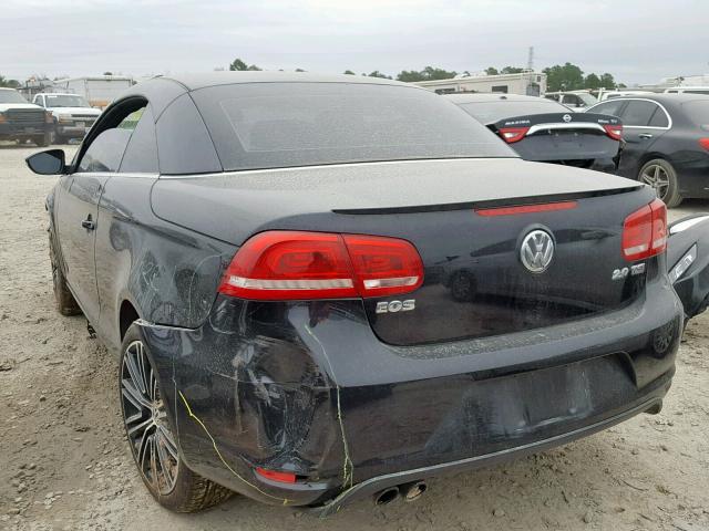 WVWBW8AH2DV002013 - 2013 VOLKSWAGEN EOS KOMFOR BLACK photo 3