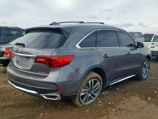 5J8YD4H86JL004323 - 2018 ACURA MDX ADVANC GRAY photo 4