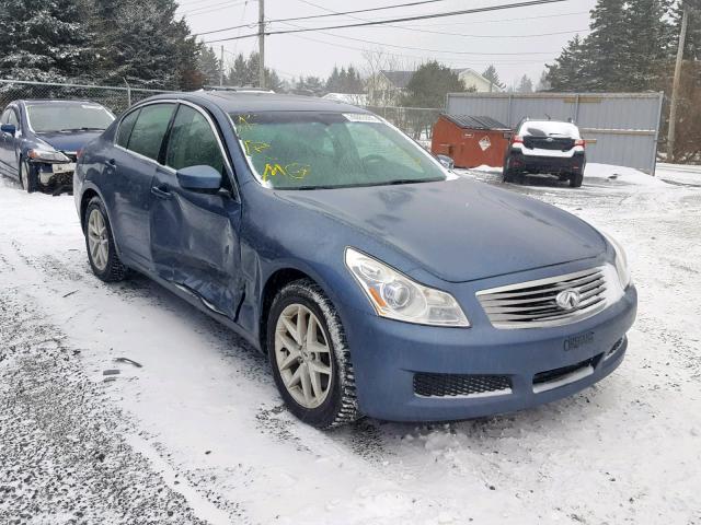 JNKCV61F89M050296 - 2009 INFINITI G37 BLUE photo 1