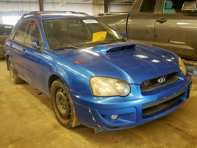 JF1GG29614H820436 - 2004 SUBARU IMPREZA WR BLUE photo 1