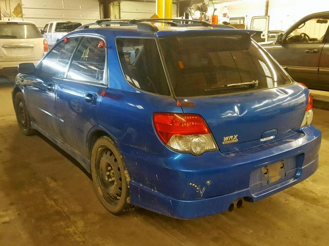 JF1GG29614H820436 - 2004 SUBARU IMPREZA WR BLUE photo 3