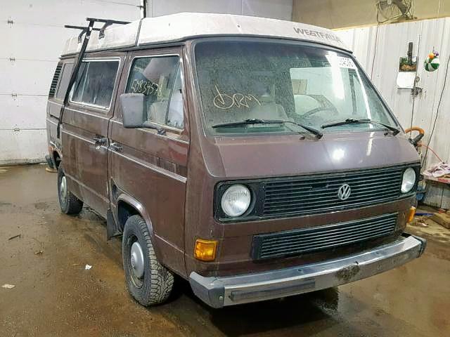 WV2ZB0250FH039984 - 1985 VOLKSWAGEN VANAGON CA BROWN photo 1