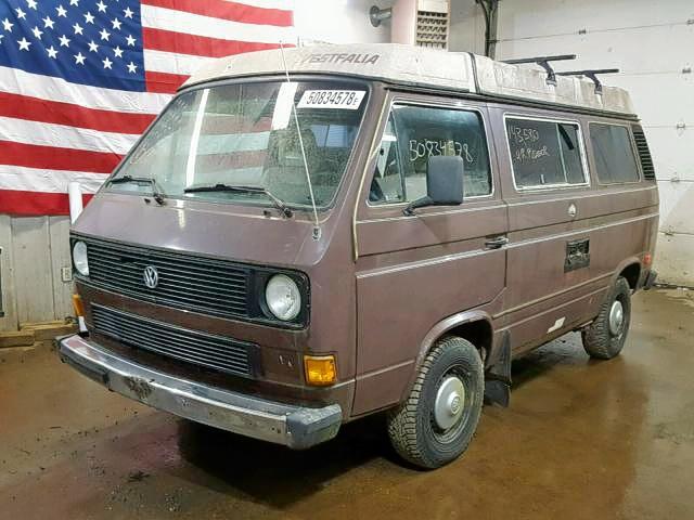 WV2ZB0250FH039984 - 1985 VOLKSWAGEN VANAGON CA BROWN photo 2