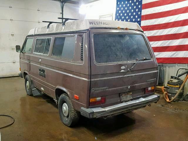 WV2ZB0250FH039984 - 1985 VOLKSWAGEN VANAGON CA BROWN photo 4