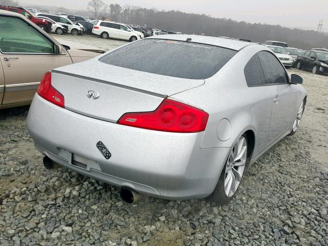 JNKCV54E86M704447 - 2006 INFINITI G35 SILVER photo 4