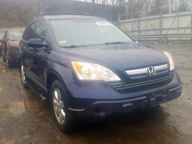 JHLRE48798C032525 - 2008 HONDA CR-V EXL BLUE photo 1