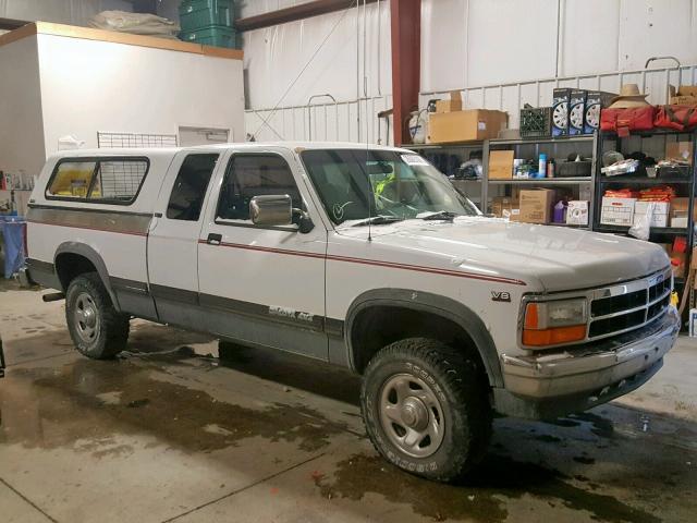 1B7GG23Y1RS700294 - 1994 DODGE DAKOTA WHITE photo 1