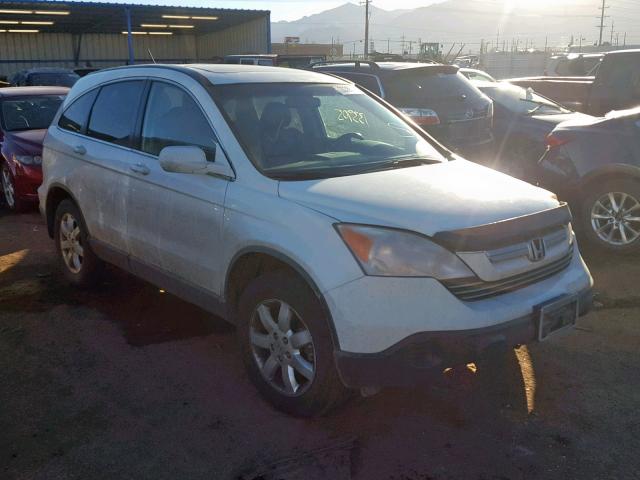 JHLRE48738C047022 - 2008 HONDA CR-V EXL WHITE photo 1