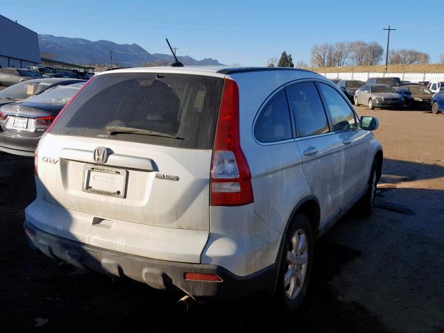 JHLRE48738C047022 - 2008 HONDA CR-V EXL WHITE photo 4