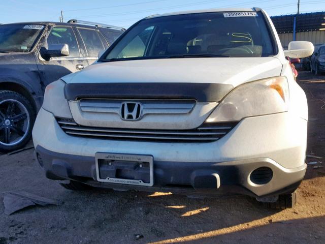 JHLRE48738C047022 - 2008 HONDA CR-V EXL WHITE photo 9