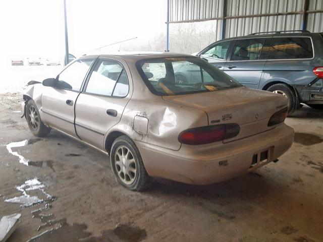 1Y1SK5289SZ074224 - 1995 GEO PRIZM LSI GOLD photo 3