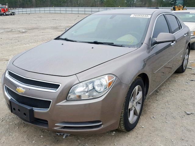 1G1ZC5E05CF248985 - 2012 CHEVROLET MALIBU 1LT BROWN photo 2