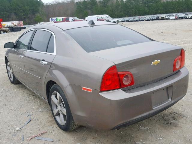 1G1ZC5E05CF248985 - 2012 CHEVROLET MALIBU 1LT BROWN photo 3