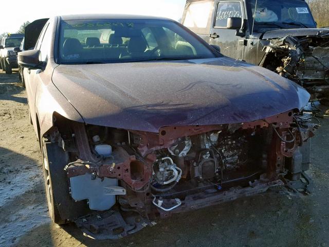 19UUB1F39FA007830 - 2015 ACURA TLX MAROON photo 9