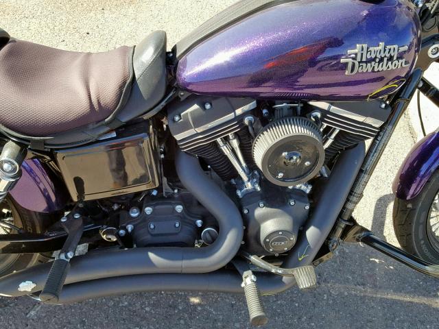 1HD1GXM14EC315450 - 2014 HARLEY-DAVIDSON FXDB DYNA PURPLE photo 7