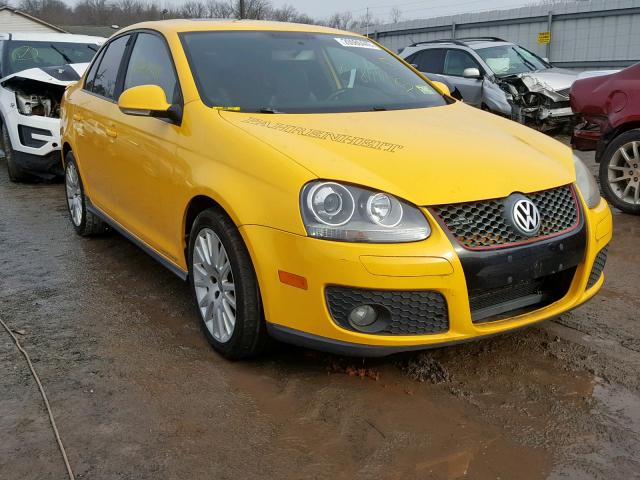 3VWWJ71K37M171118 - 2007 VOLKSWAGEN JETTA GLI YELLOW photo 1