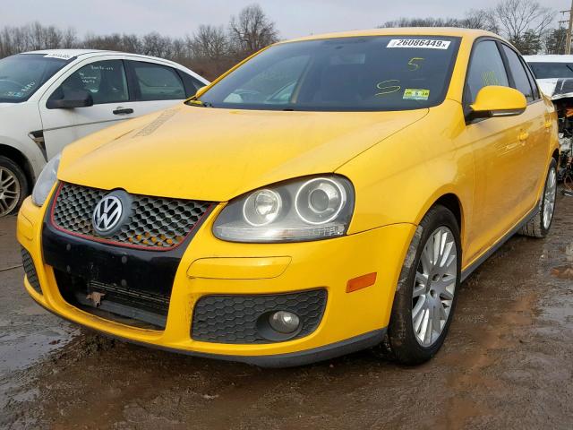 3VWWJ71K37M171118 - 2007 VOLKSWAGEN JETTA GLI YELLOW photo 2