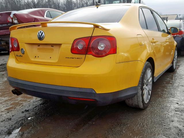 3VWWJ71K37M171118 - 2007 VOLKSWAGEN JETTA GLI YELLOW photo 4