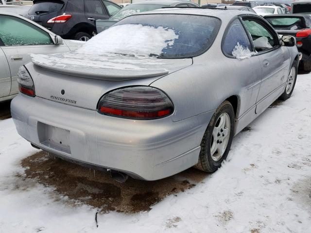 1G2WP1215WF241127 - 1998 PONTIAC GRAND PRIX SILVER photo 4