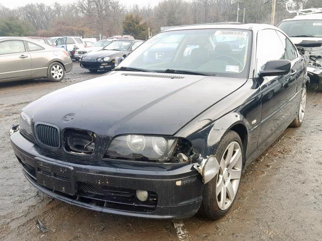 WBABM3342YJN64099 - 2000 BMW 323 CI BLACK photo 2