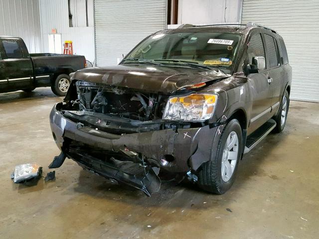 5N1BA0ND7DN608569 - 2013 NISSAN ARMADA SV BLACK photo 2