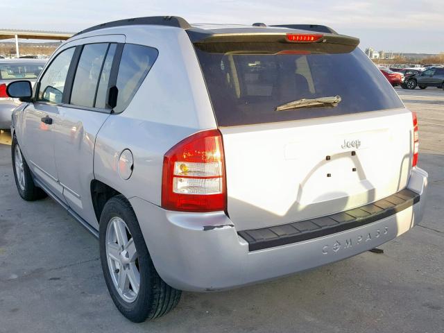 1J8FT47W38D665765 - 2008 JEEP COMPASS SP 银色 照片 3