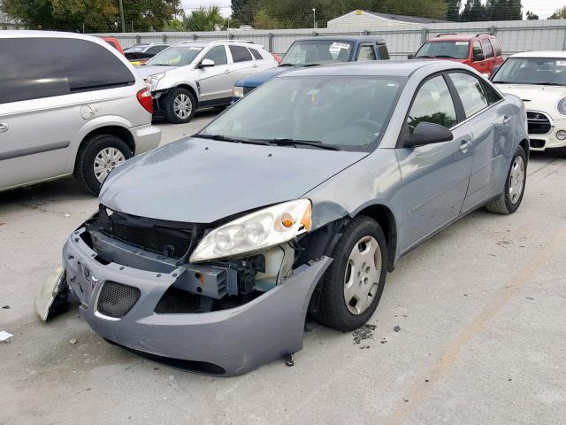 1G2ZF58B974231110 - 2007 PONTIAC G6 VALUE L BLUE photo 2