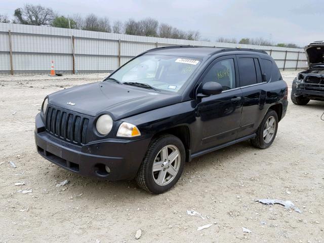 1J8FT47W98D562236 - 2008 JEEP COMPASS SP BLACK photo 2