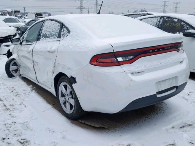 1C3CDFBB9FD374275 - 2015 DODGE DART SXT WHITE photo 3