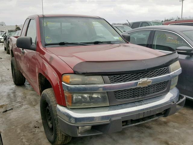 1GCDT196558112775 - 2005 CHEVROLET COLORADO RED photo 1