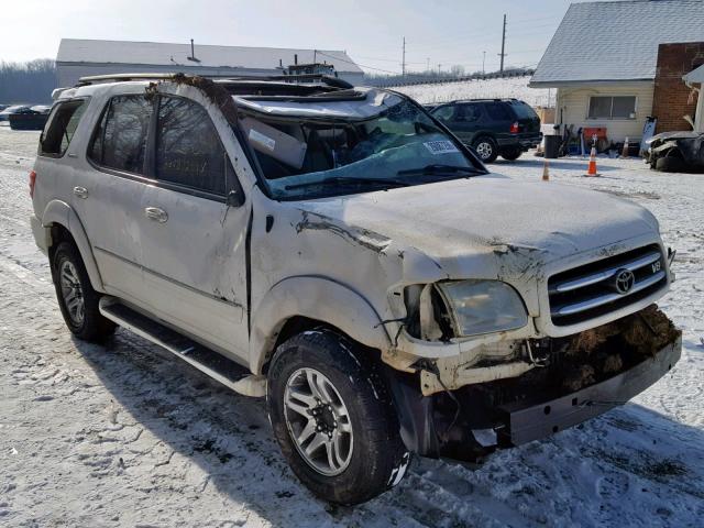 5TDBT48A34S214892 - 2004 TOYOTA SEQUOIA LI WHITE photo 1