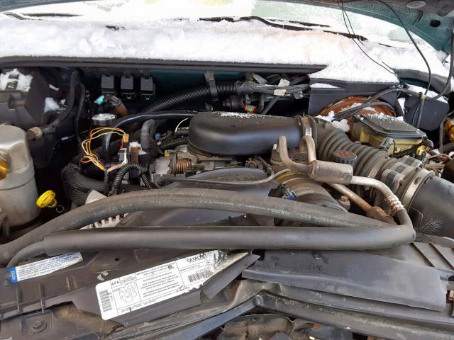 1GNDT13W2V2156865 - 1997 CHEVROLET BLAZER GREEN photo 7