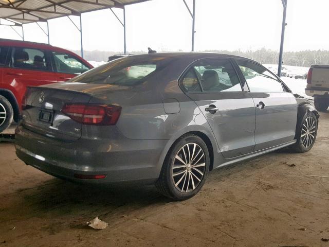 3VWD17AJ4GM284932 - 2016 VOLKSWAGEN JETTA SPOR GRAY photo 4