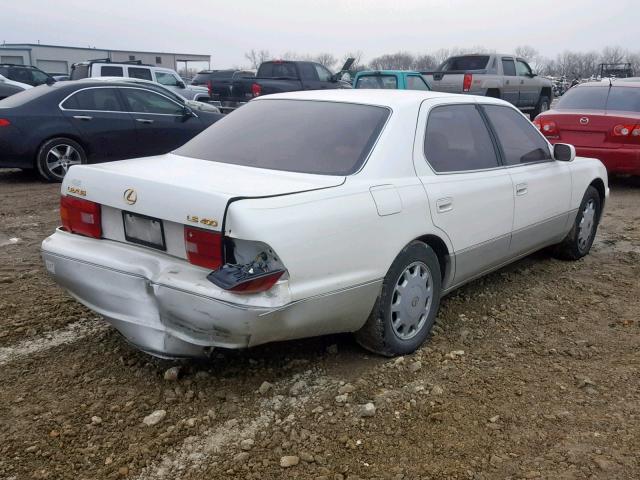 JT8BH22F9T0062322 - 1996 LEXUS LS 400 WHITE photo 4