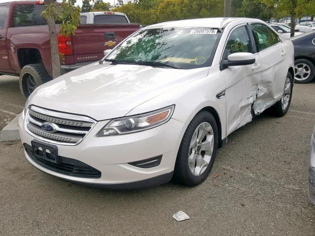 1FAHP2EW7BG134091 - 2011 FORD TAURUS SEL WHITE photo 2