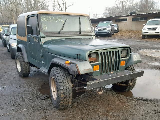 1J4FY19P2RP449610 - 1994 JEEP WRANGLER / GREEN photo 1