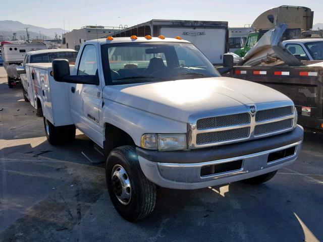 3B6MC36ZX2M268560 - 2002 DODGE RAM 3500 WHITE photo 1