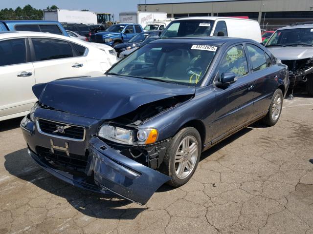 YV1RS592382673233 - 2008 VOLVO S60 2.5T BLUE photo 2